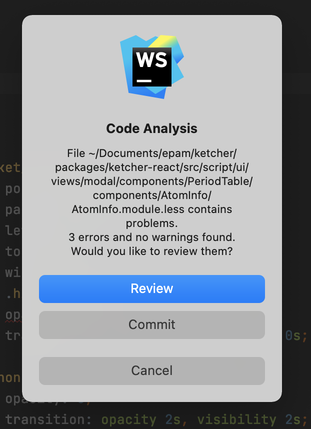 Investigate why pre-commit hooks don't work in WebStorm · Issue #289 ...