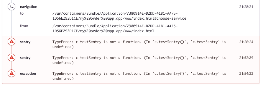 Add support for 'tap' events · Issue #1300 · getsentry/sentry ...