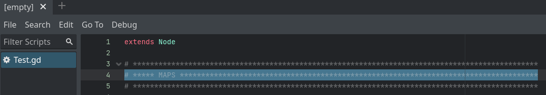 Background gradient on highlighted GDScript comment text · Issue #66679 ...