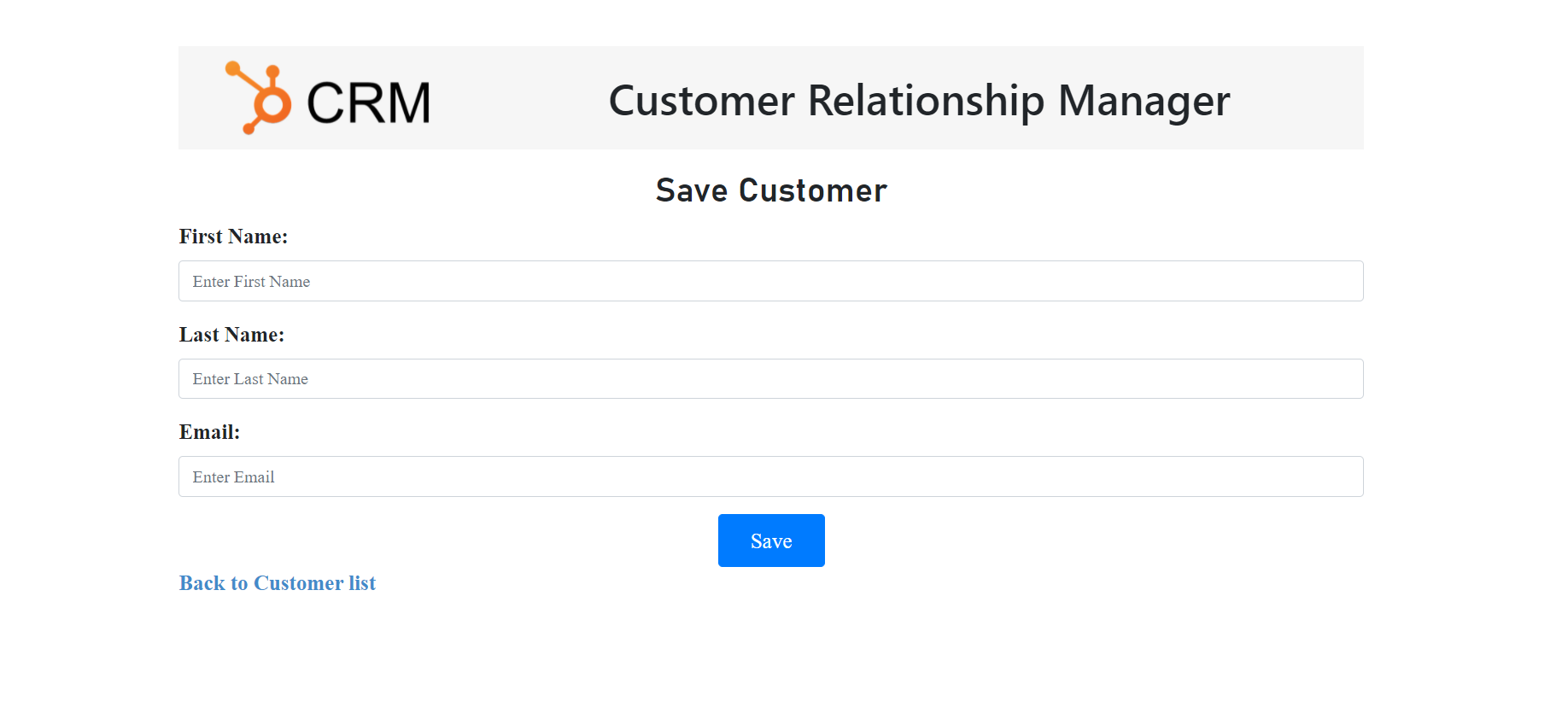 GitHub - Naveen219/Customer-Relationship-Manager: Customer Relationship ...