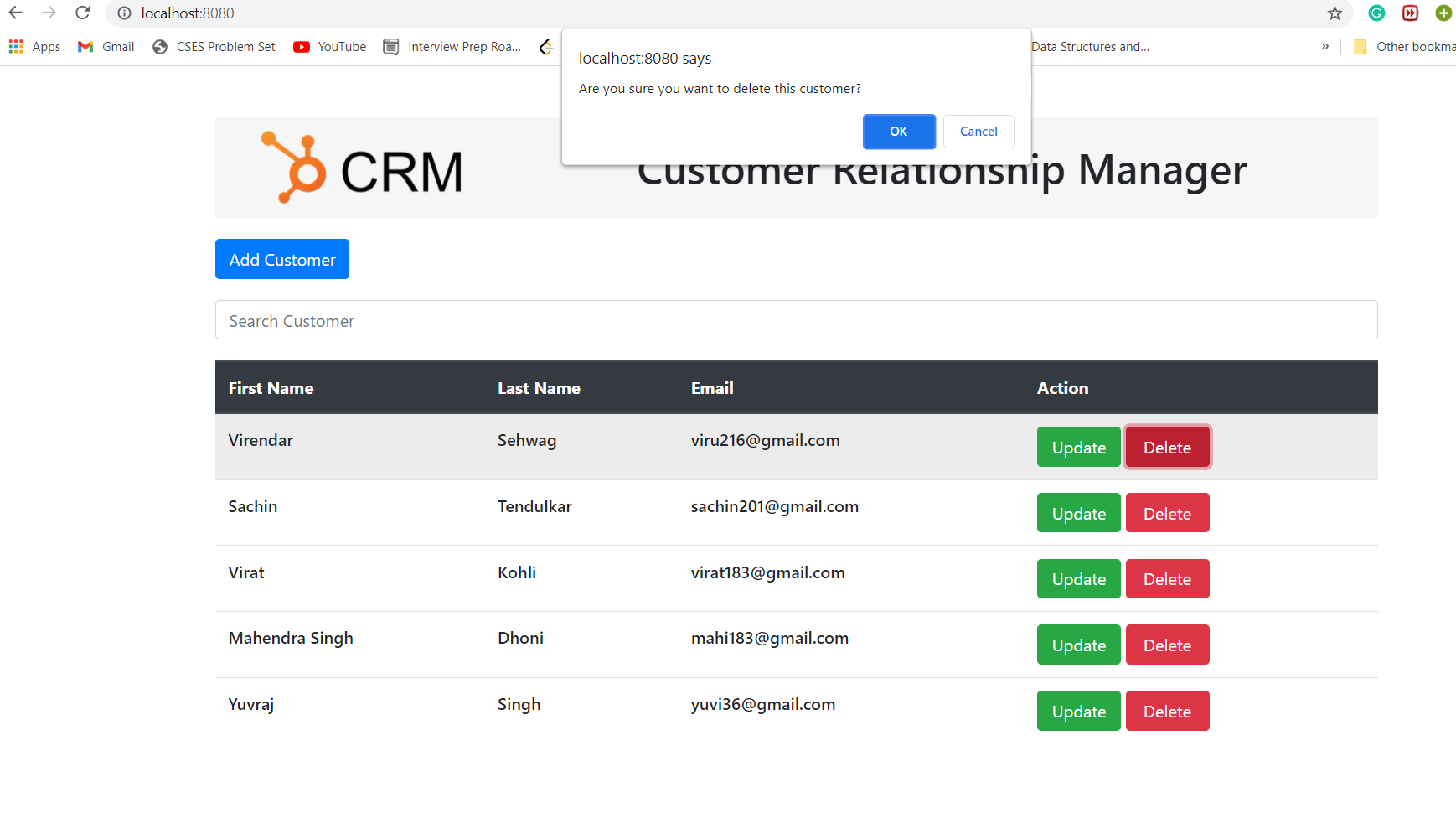 GitHub - Naveen219/Customer-Relationship-Manager: Customer Relationship ...