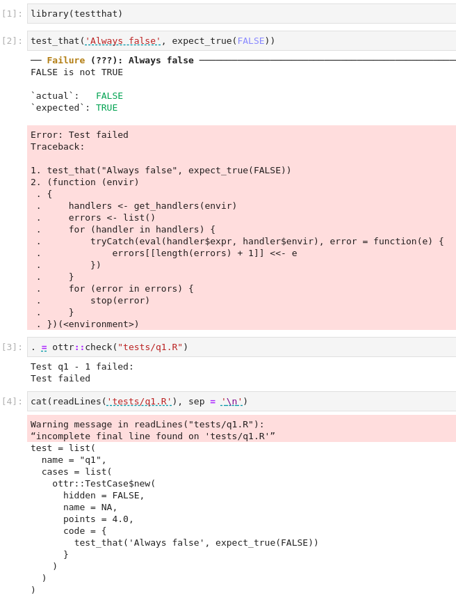 Output test messages from test_that so that students can see the ...