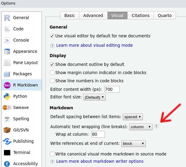 Incorrect link in the RMarkdown options menu · Issue #11005 · rstudio ...