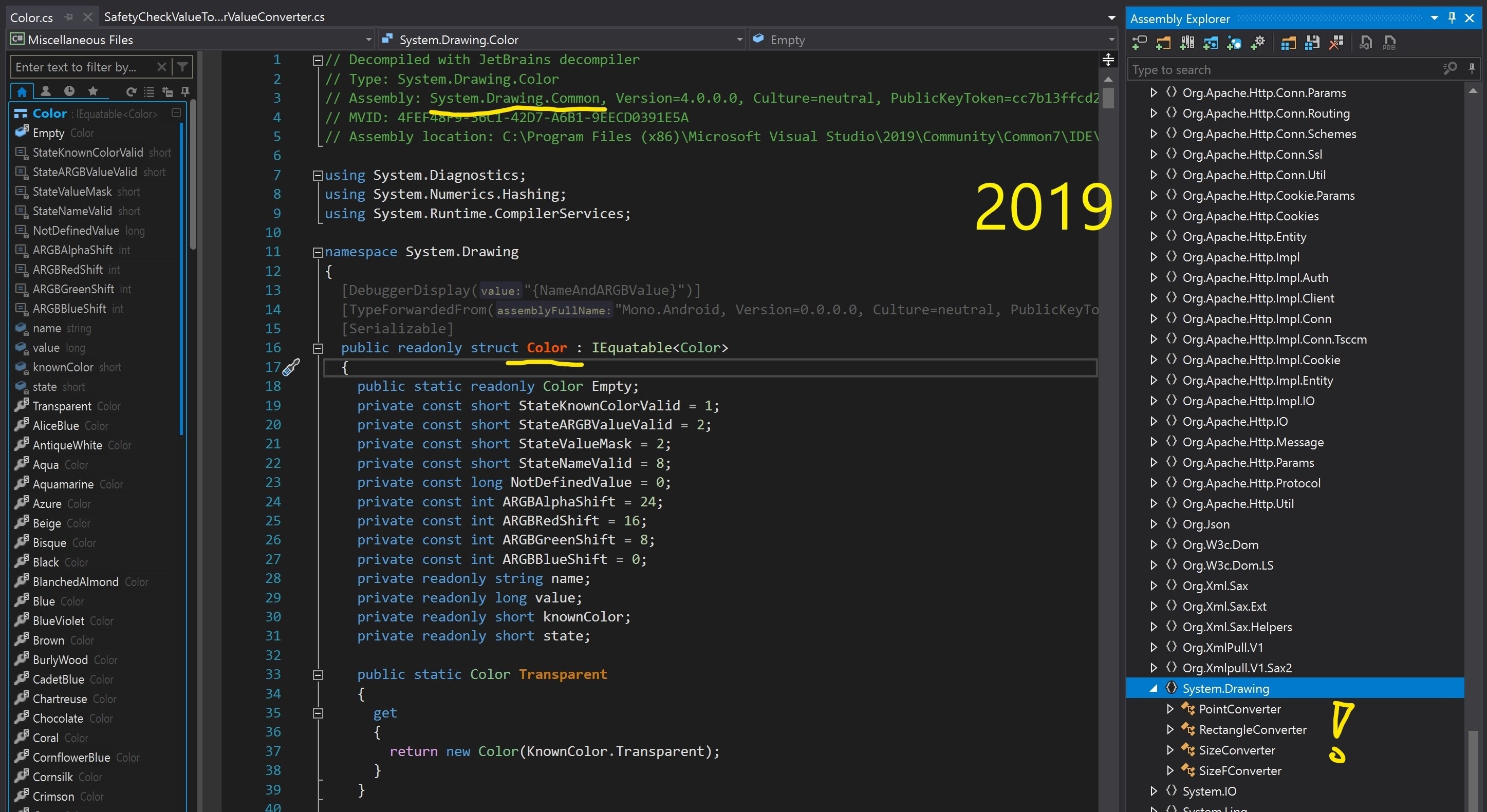 System.Drawing.Color not available on Android · Issue 3614 · MvvmCross/MvvmCross · GitHub