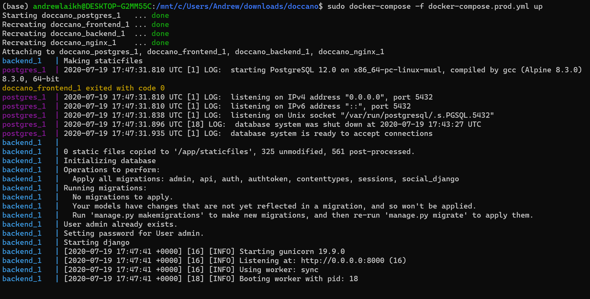 Can't access webpage · Issue #905 · doccano/doccano · GitHub