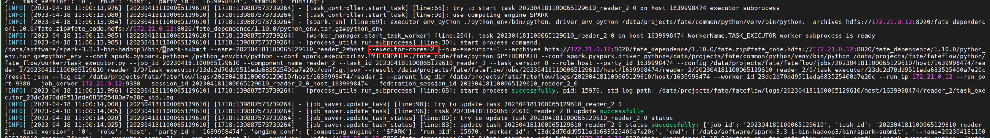 fix spark config in role does not take effect · Issue #424 ...