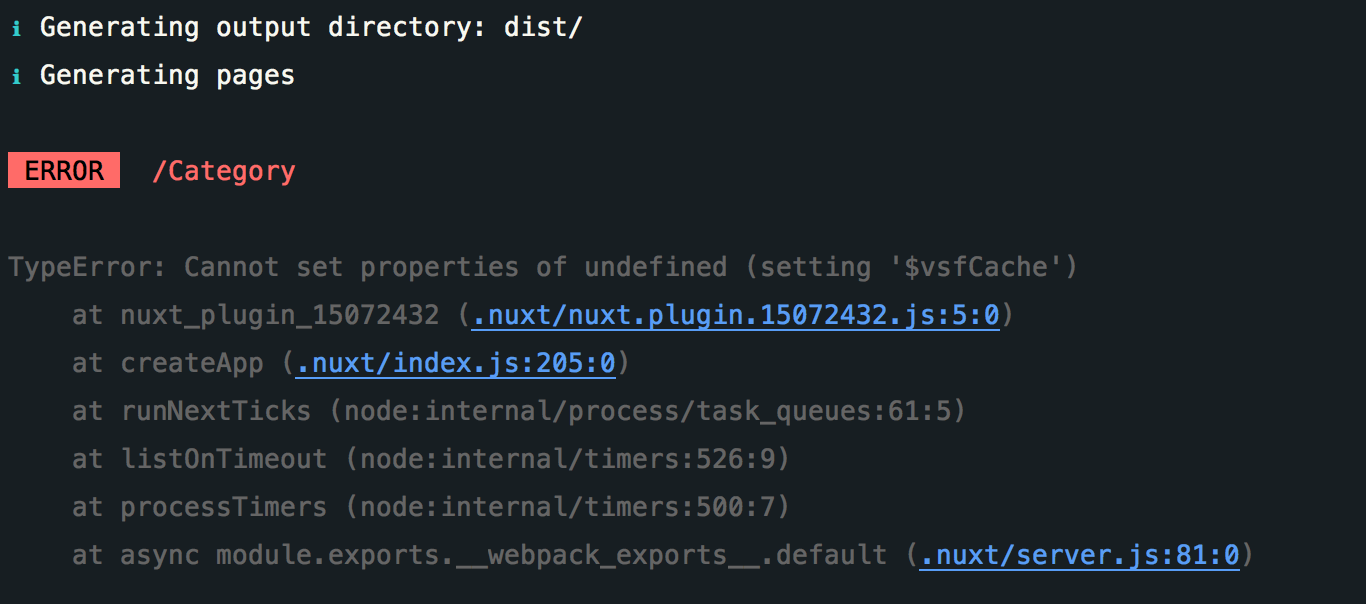 TypeError Cannot set properties of undefined (setting 'vsfCache') on generate files · Issue