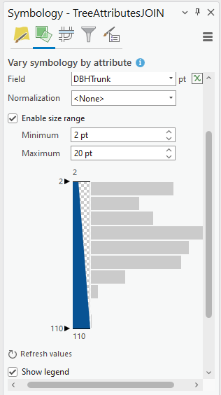 image of symbology settings