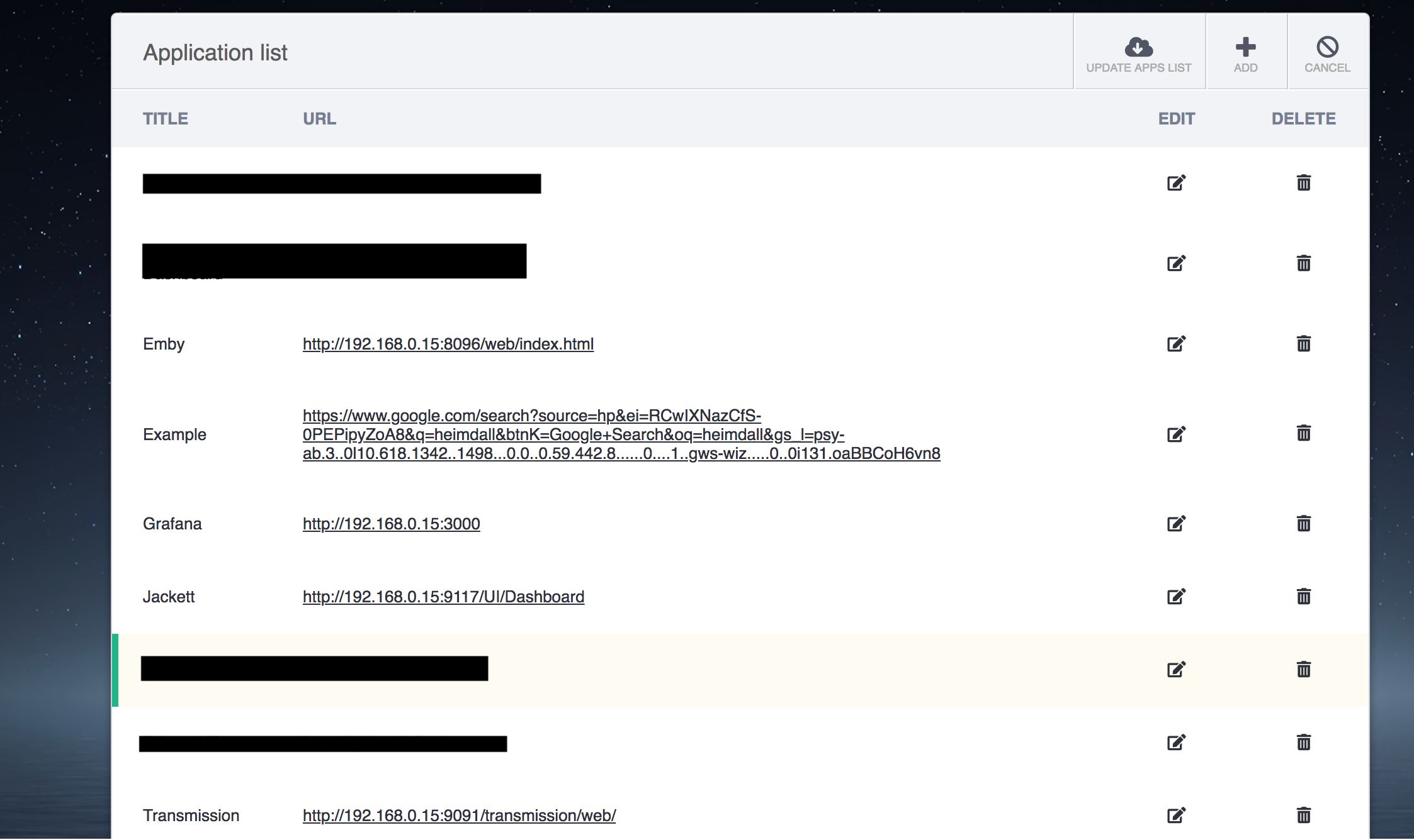 Line wrapping URLs on application list · Issue #302 · linuxserver ...