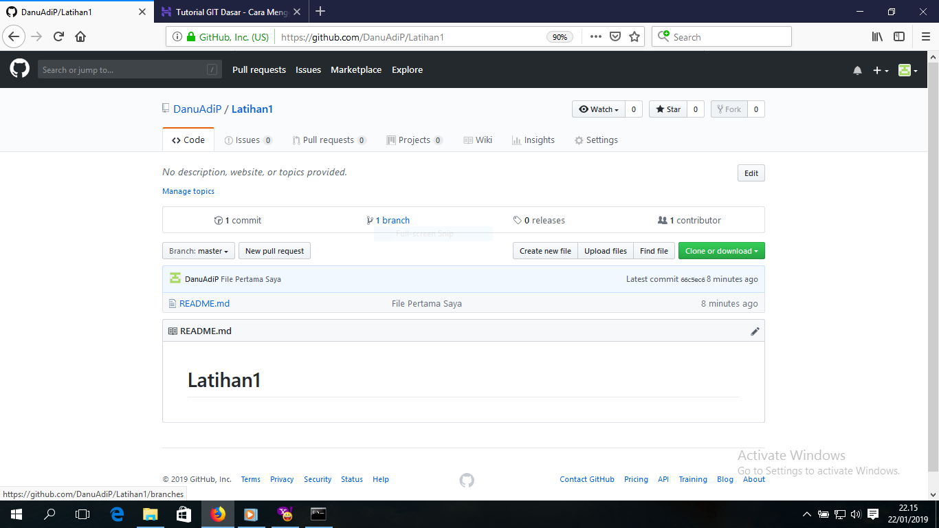 GitHub - DanuAdiP/Latihan1