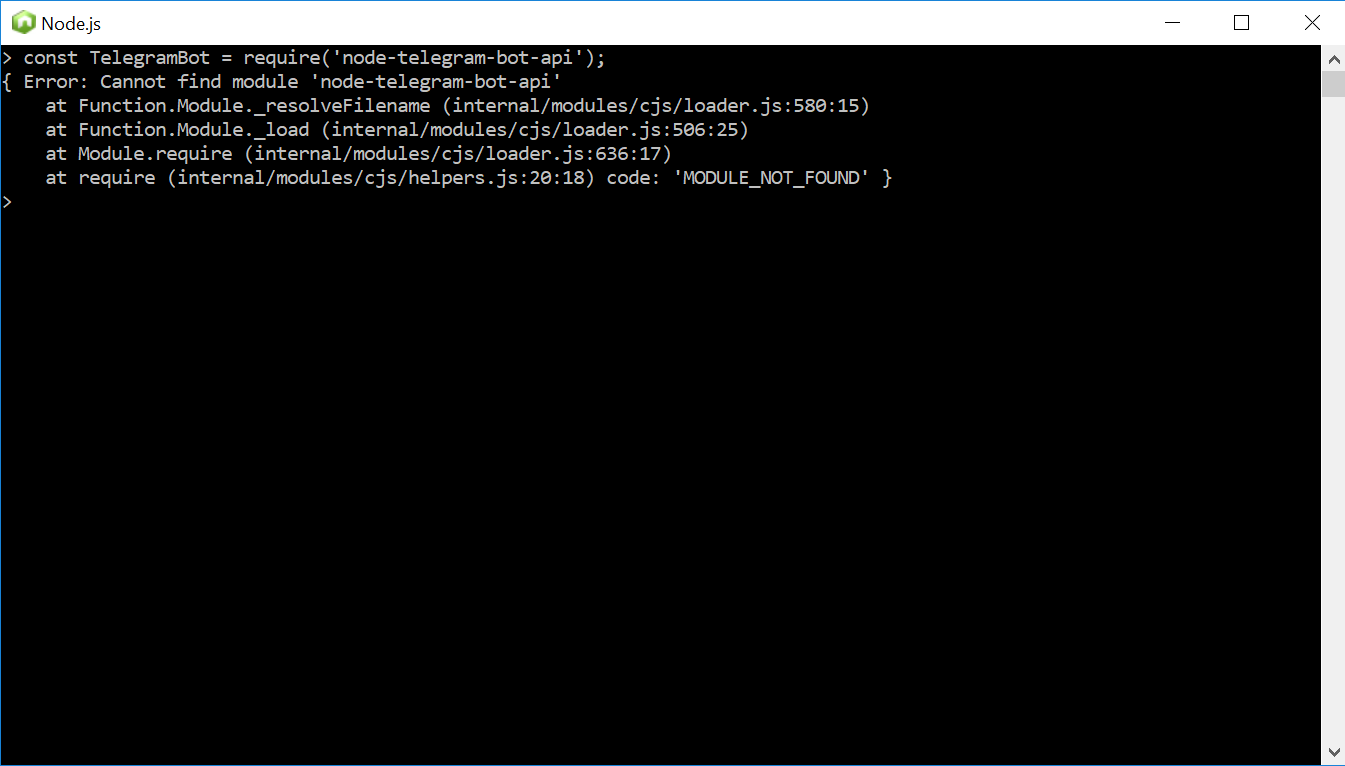 node trouble