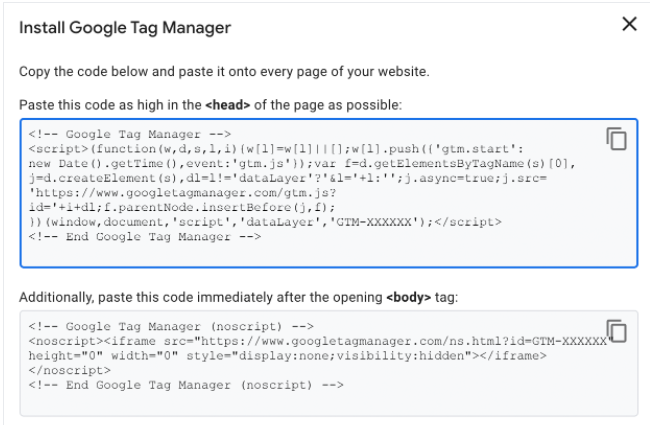 Google Tag Script Correct HEAD script for Google Tag Manager config · Issue #5022 ...