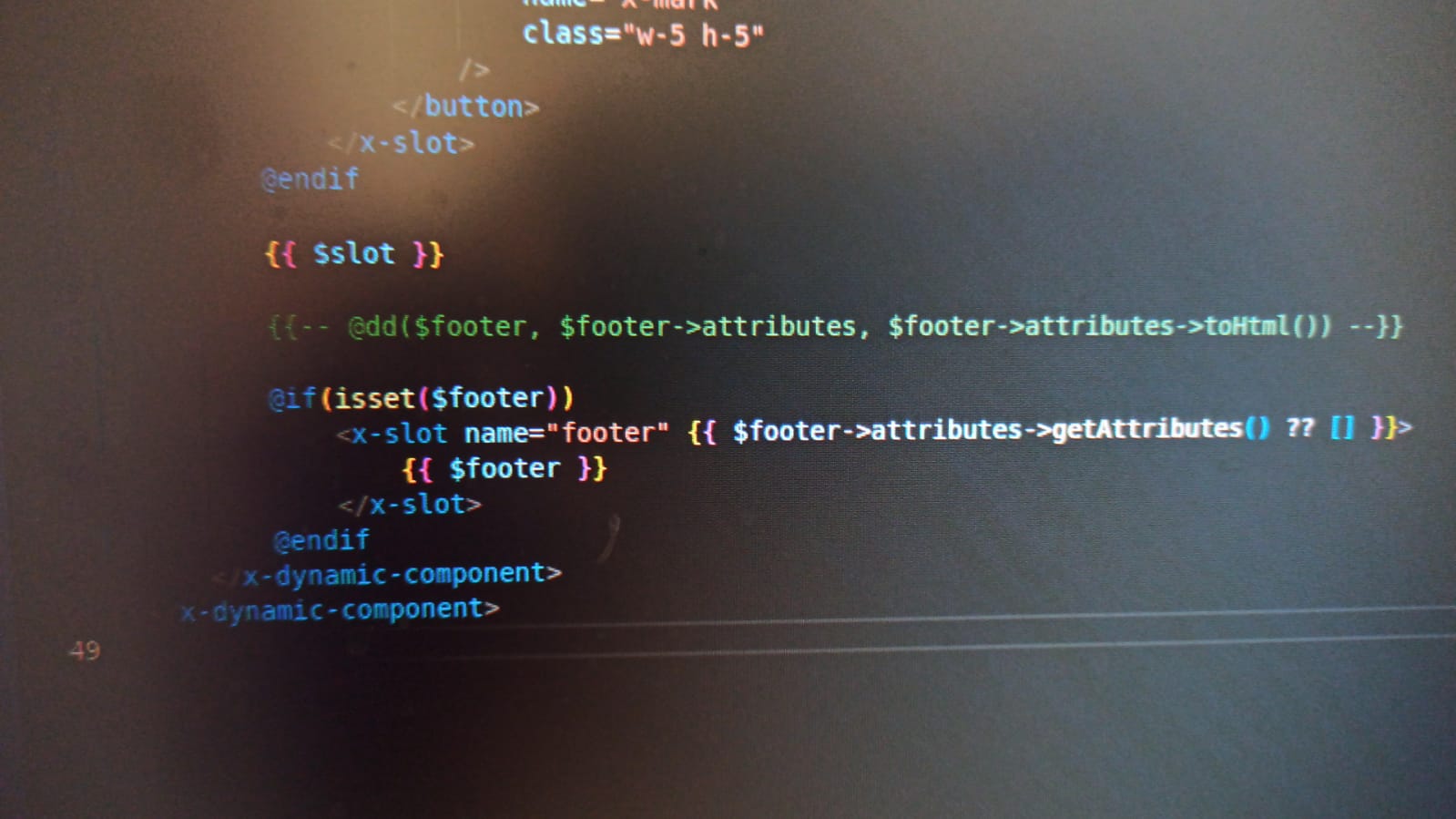 Error in Component Slots · Issue 45204 · laravel/framework · GitHub