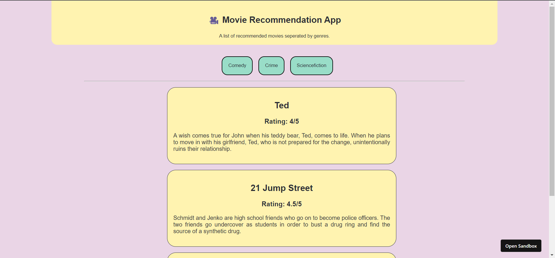 GitHub - chinmayb14/markNine-movieRecommendationApp: This app is made ...