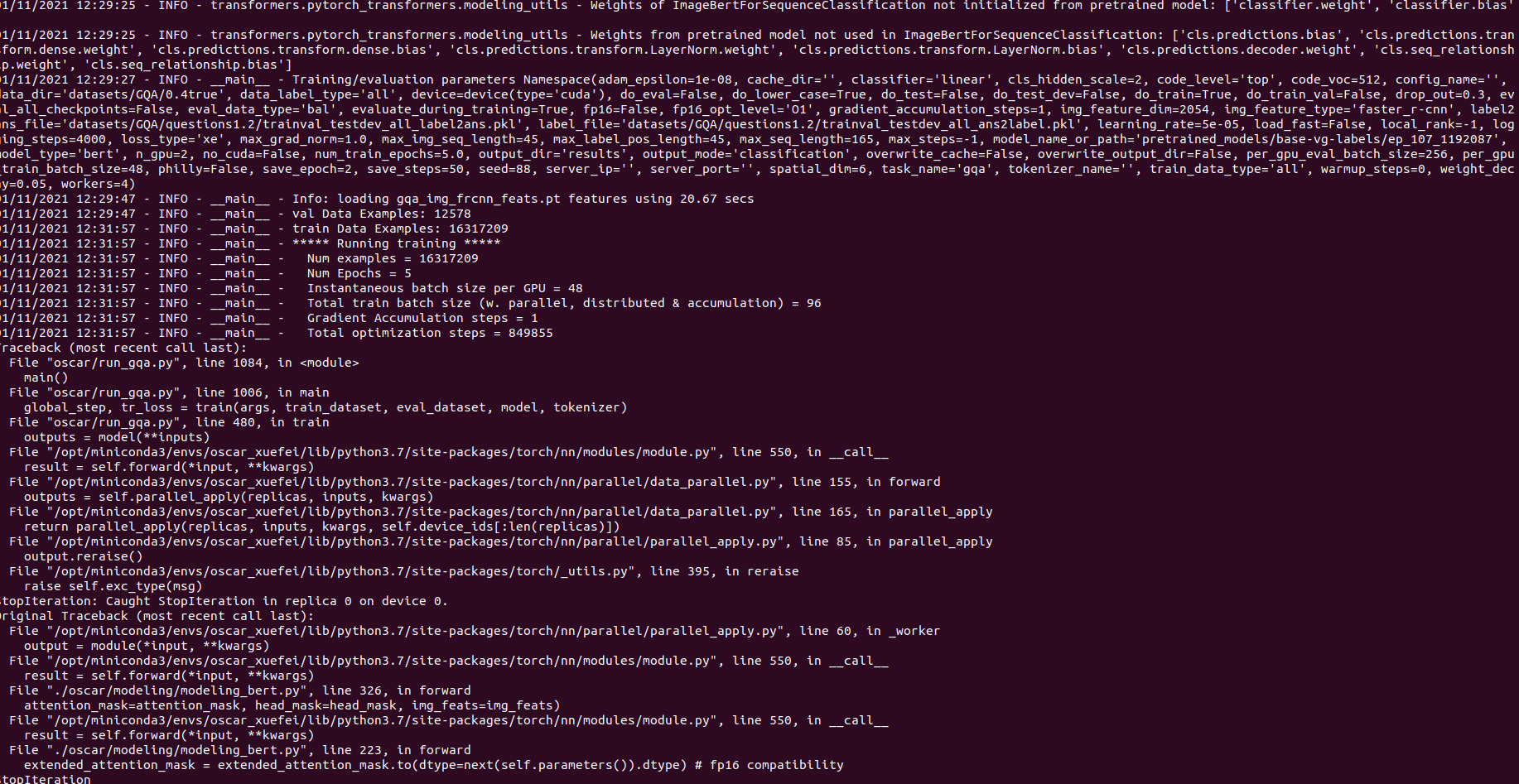 multi-gpu training returns Error · Issue #52 · microsoft/Oscar · GitHub