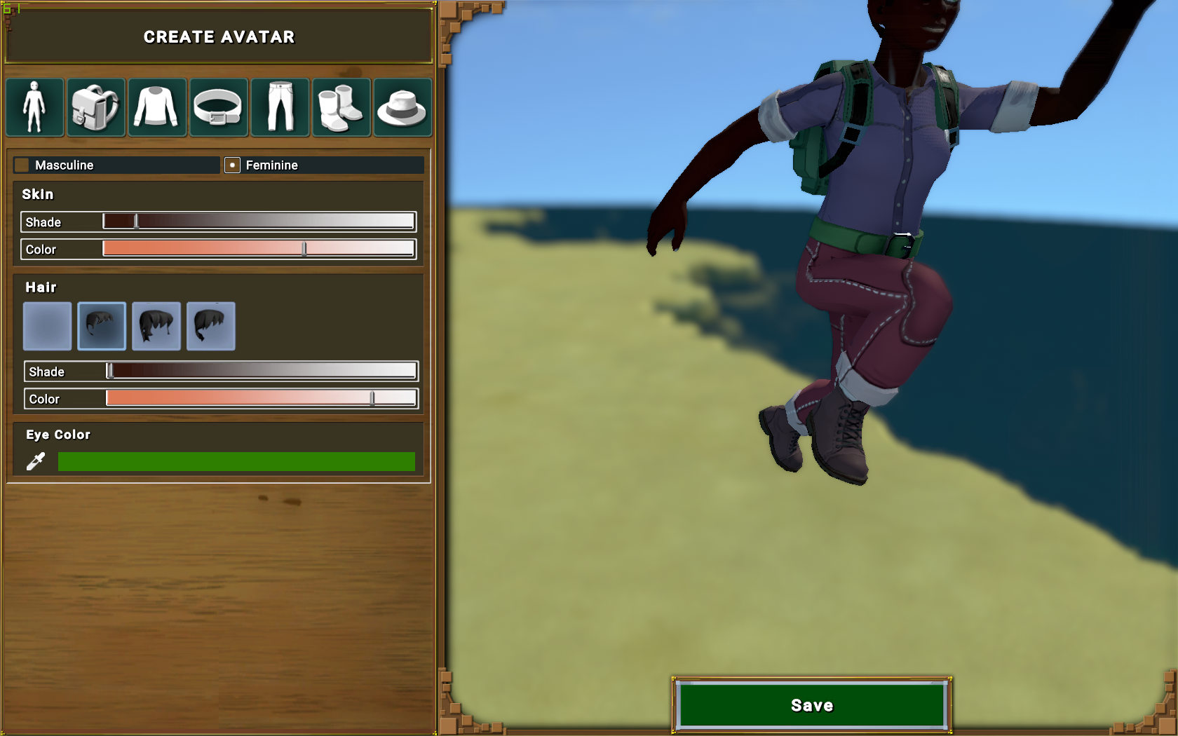[0.9.2 develop-121] Possibility to move during avatar creation · Issue ...