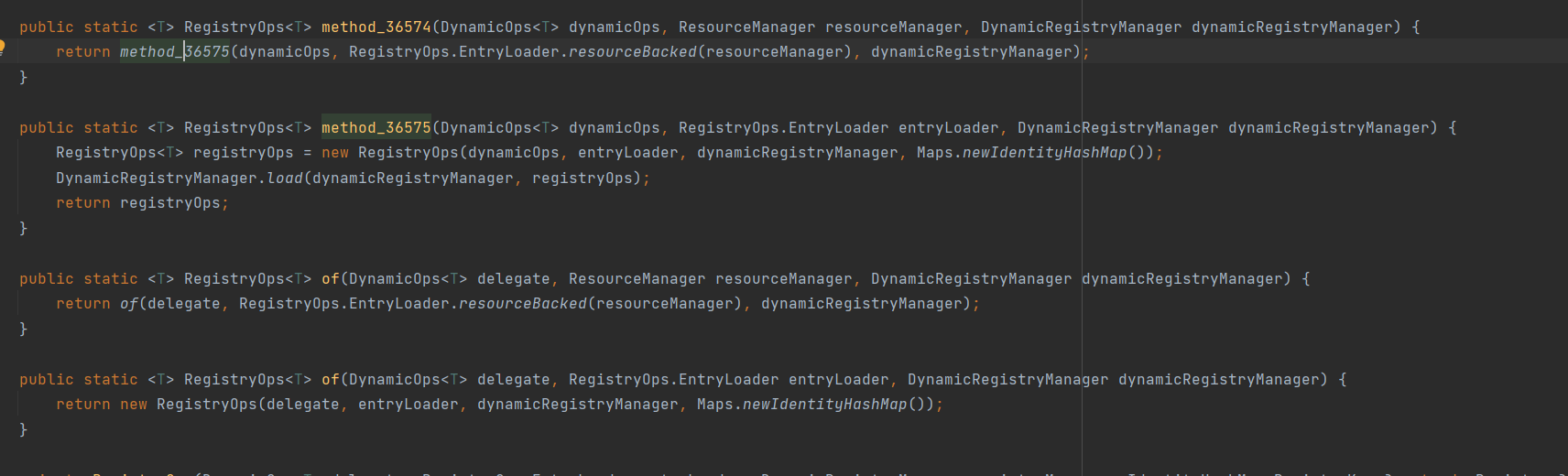 RegistryOps & other dynamic registry 1.17 changes · Issue 2562 · FabricMC/yarn · GitHub
