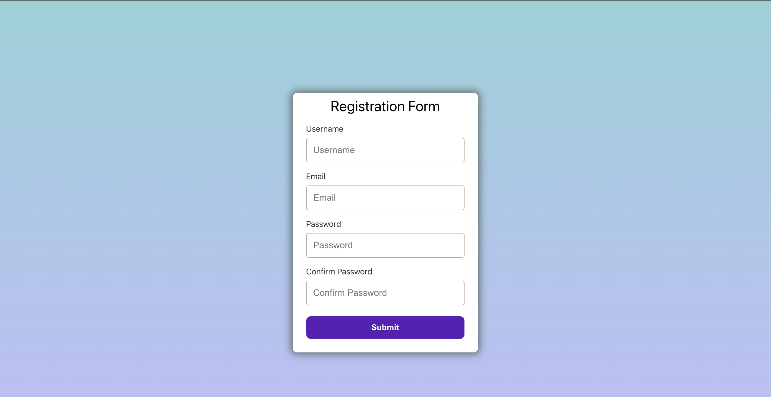GitHub - Hashim14/RegistrationPage: Registration page with validation ...