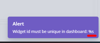 Incorrect notification after adding widget with duplicate id · Issue ...