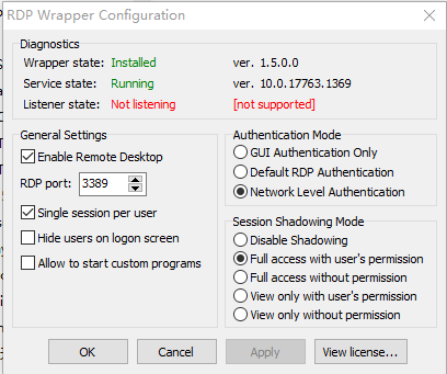 Need help with 10.0.17763.1369 · Issue #2013 · stascorp/rdpwrap · GitHub