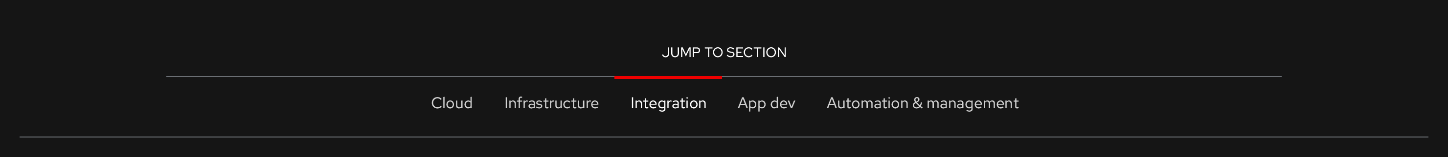 Horizontal, dark theme