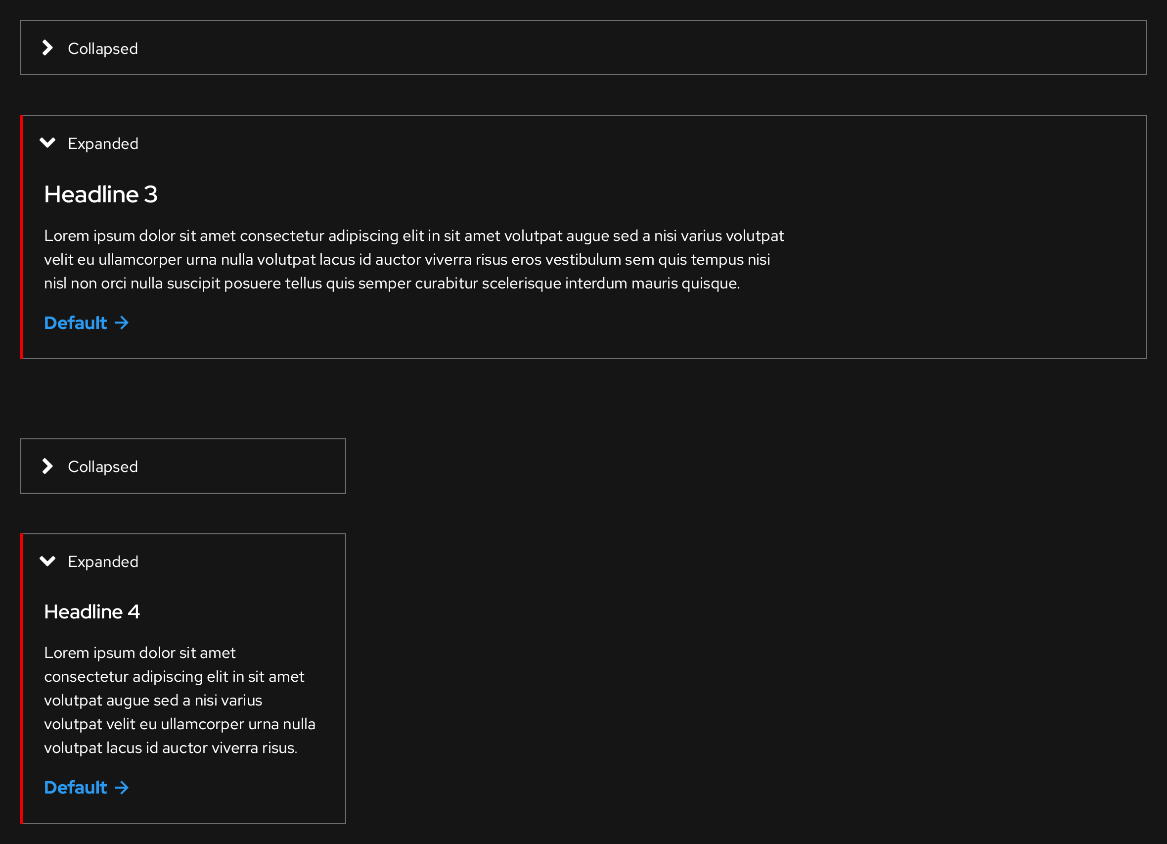 Disclosure, dark theme