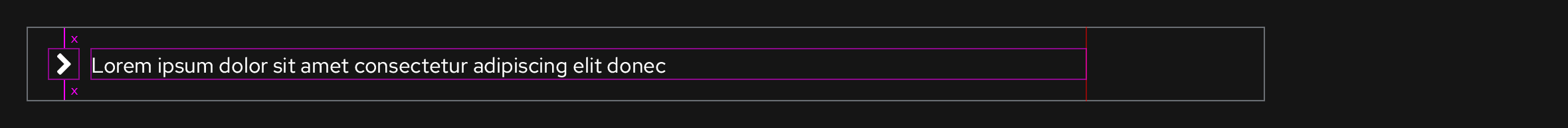 Disclosure, dark theme (tablet, landscape)