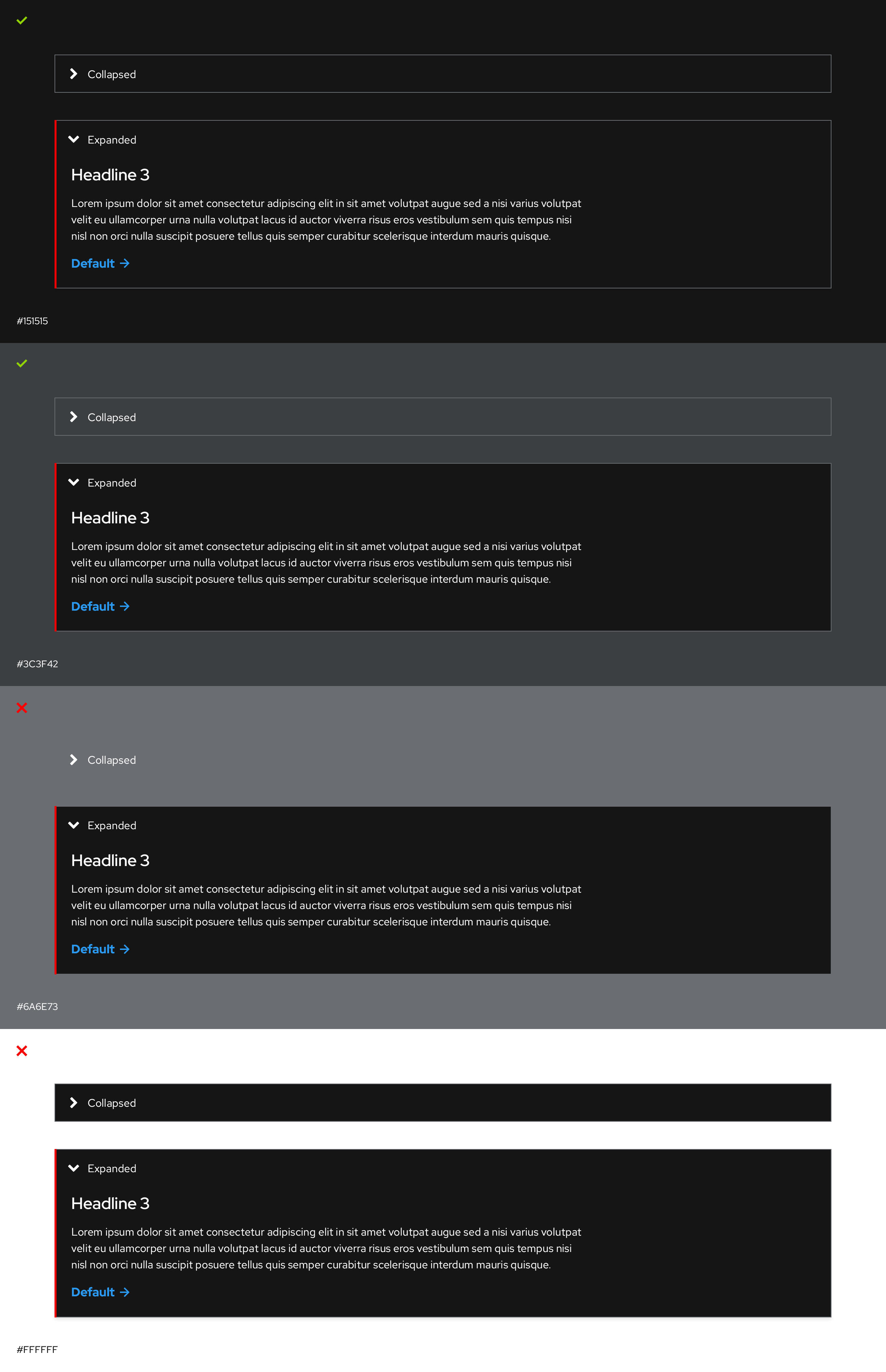 Disclosure, dark theme, bad BGs