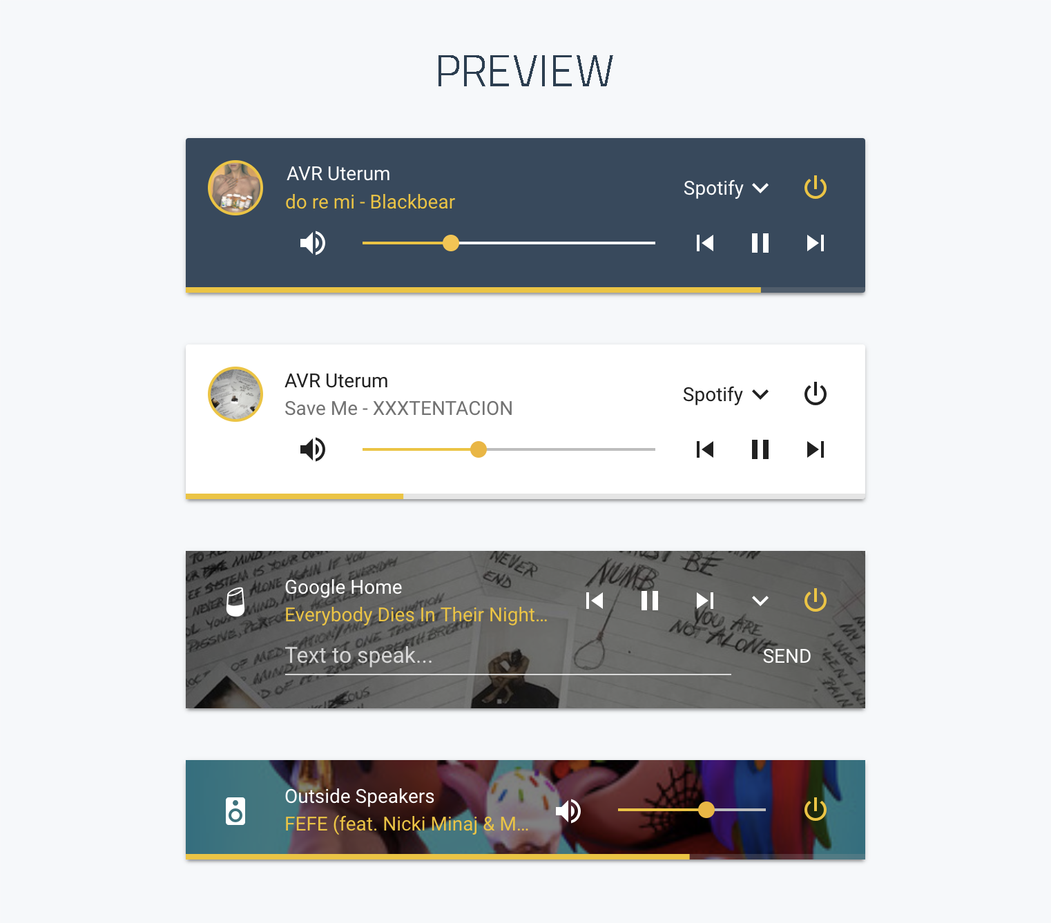 Github Kalkih Mini Media Player Minimalistic Media Card For Home Assistant Lovelace Ui