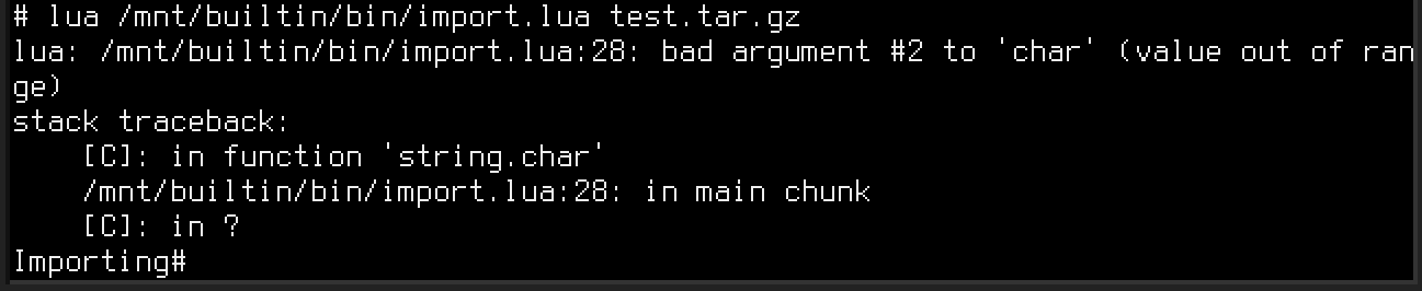 error