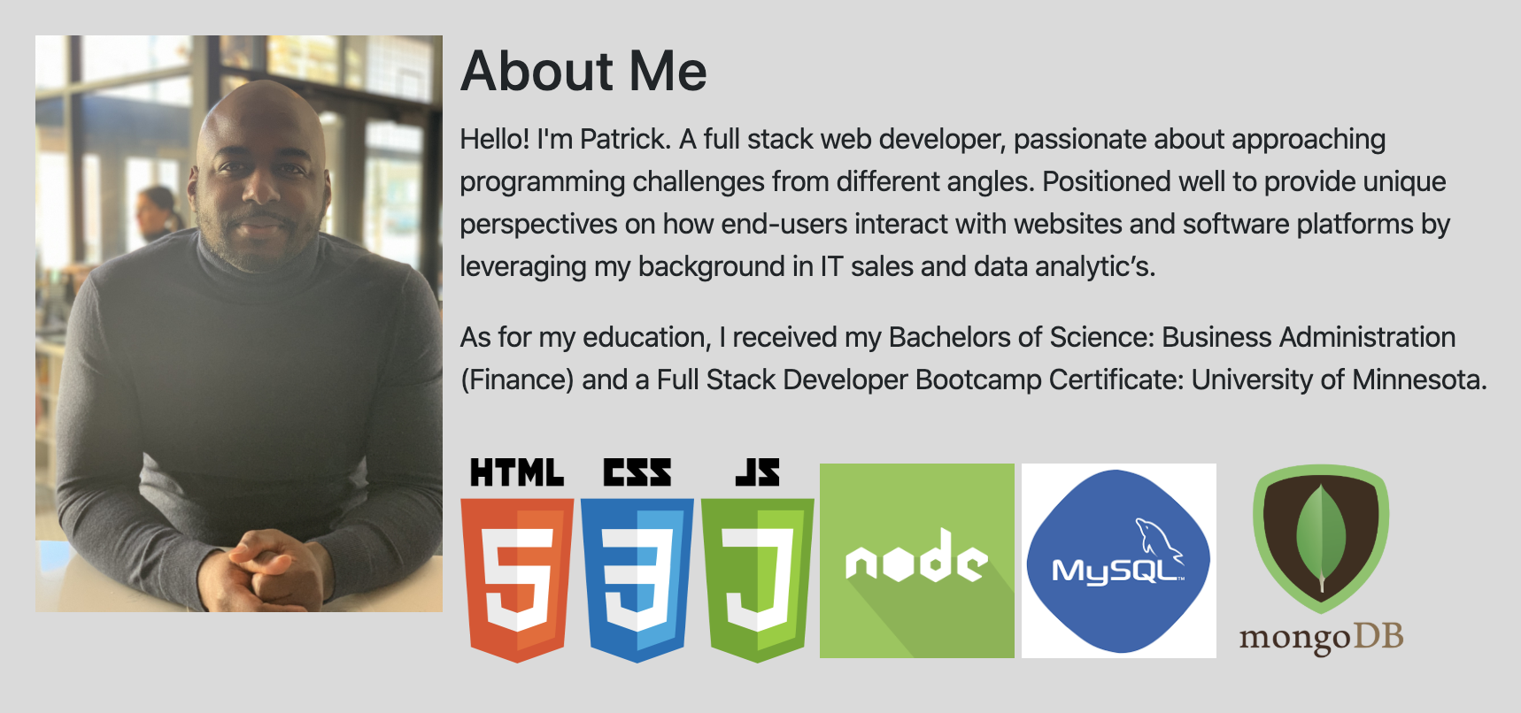 GitHub - mrpatblack7/Portfolio: My Portfolio