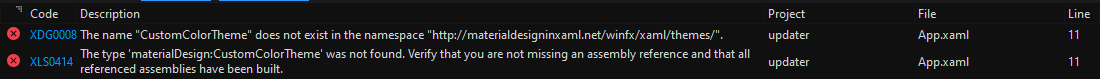 materialDesign: *** Not found · Issue #2275 · MaterialDesignInXAML ...