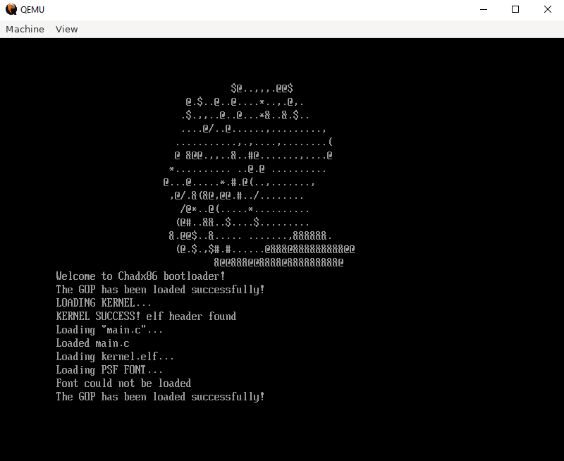GitHub - Chadx86/chadx86: uefi bootloader for x86 and x64 · GitHub