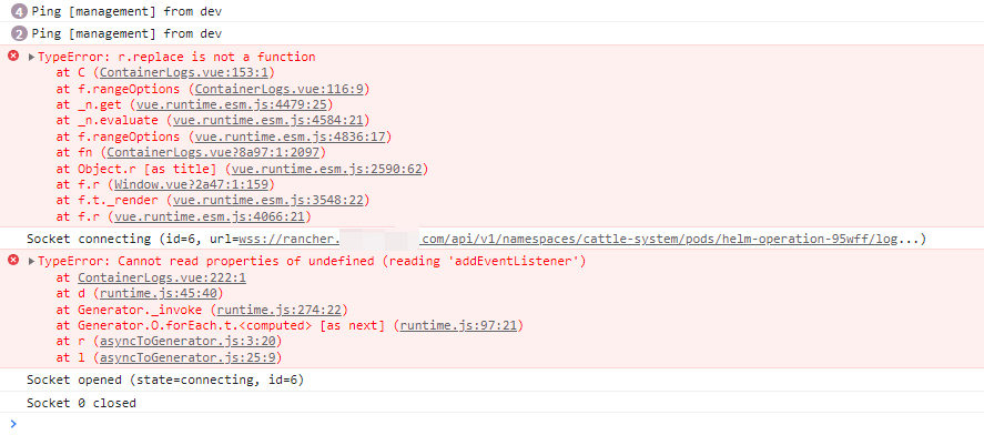 [bug][v2.6.5] Blank is displayed when viewing Pod logs · Issue #6009 ...