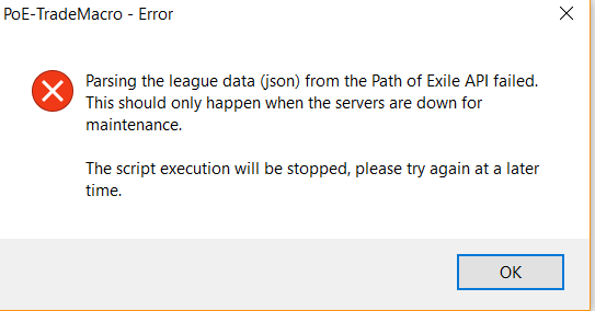 Keep getting server api error · Issue #843 · PoE-TradeMacro/POE ...