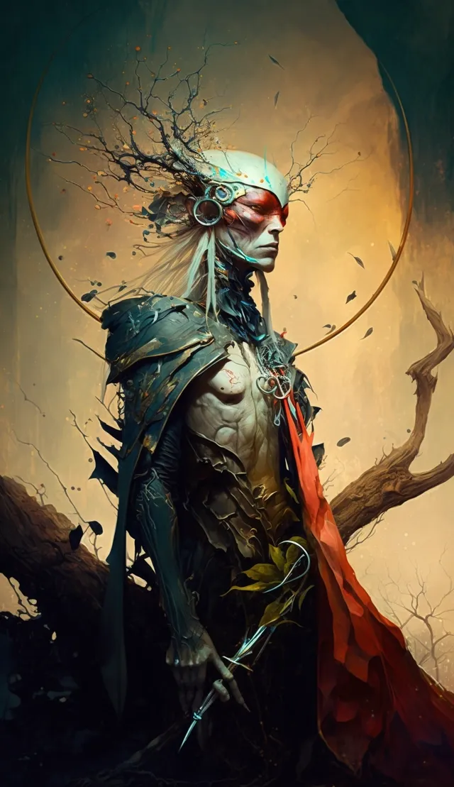 Example output: “Pagan poetry”