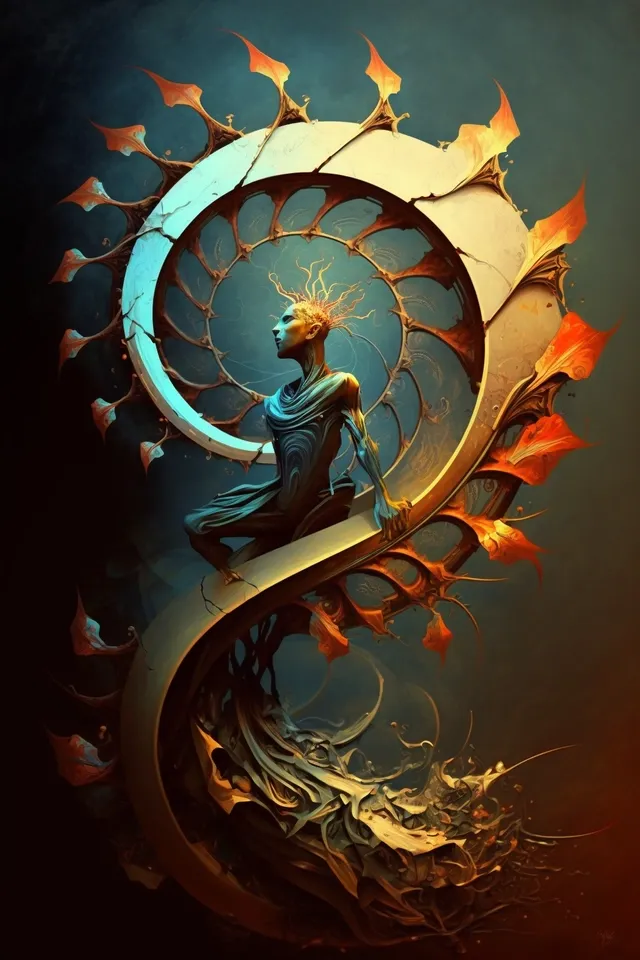 Example output: demon of Midjourney