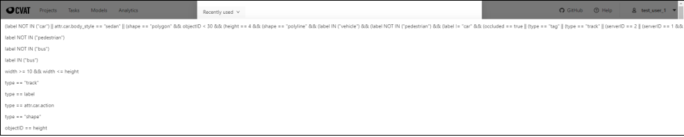 Annotation filters new UI enhancement · Issue #3075 · cvat-ai/cvat · GitHub