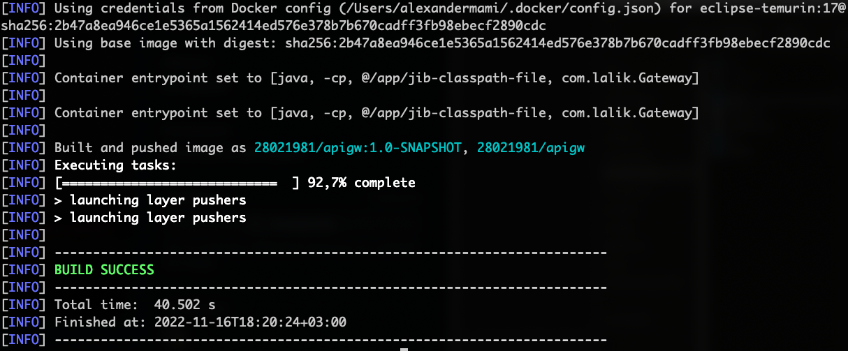Packaging Jars to Docker Images Build and Push · Issue 12