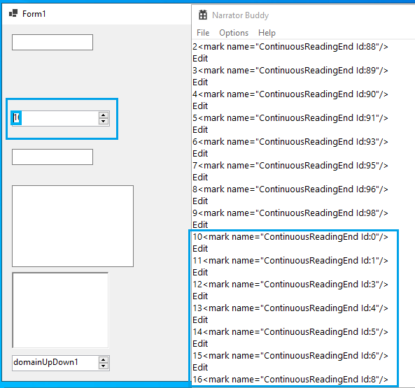 [Accessibility]The narrator announces twice and announces additional "1