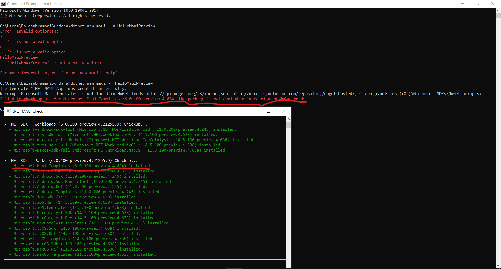 [Bug] Microsoft.Maui.Templates is not found in Nuget · Issue #1191 ...