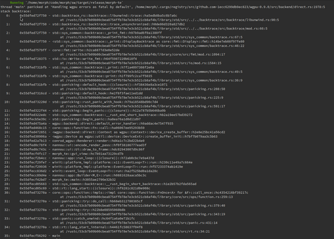 Occasional crash on latest version of `nannou` - wgpu error · Issue ...