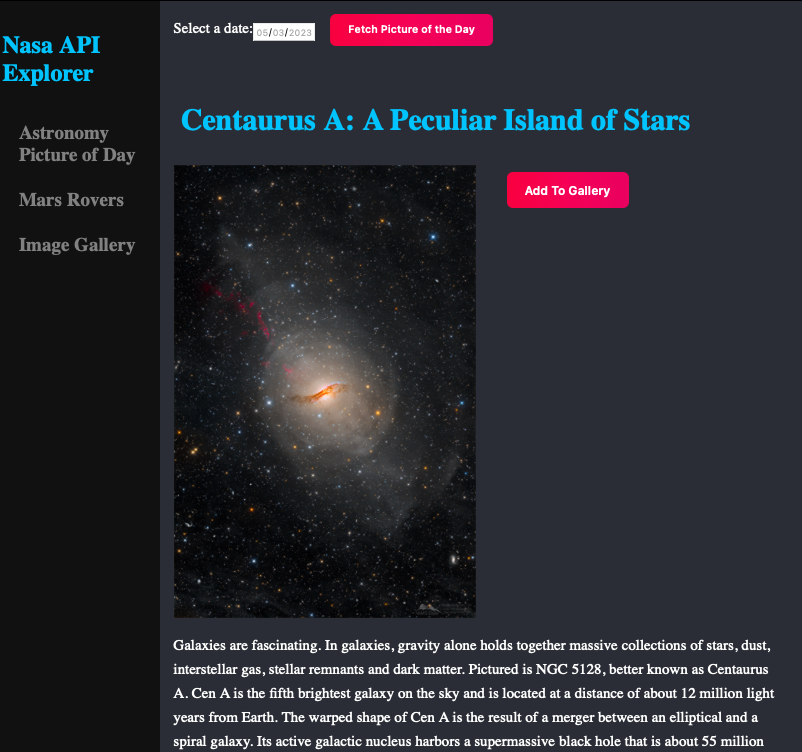 GitHub - ethanttanner/nasaAPIExplorer · GitHub