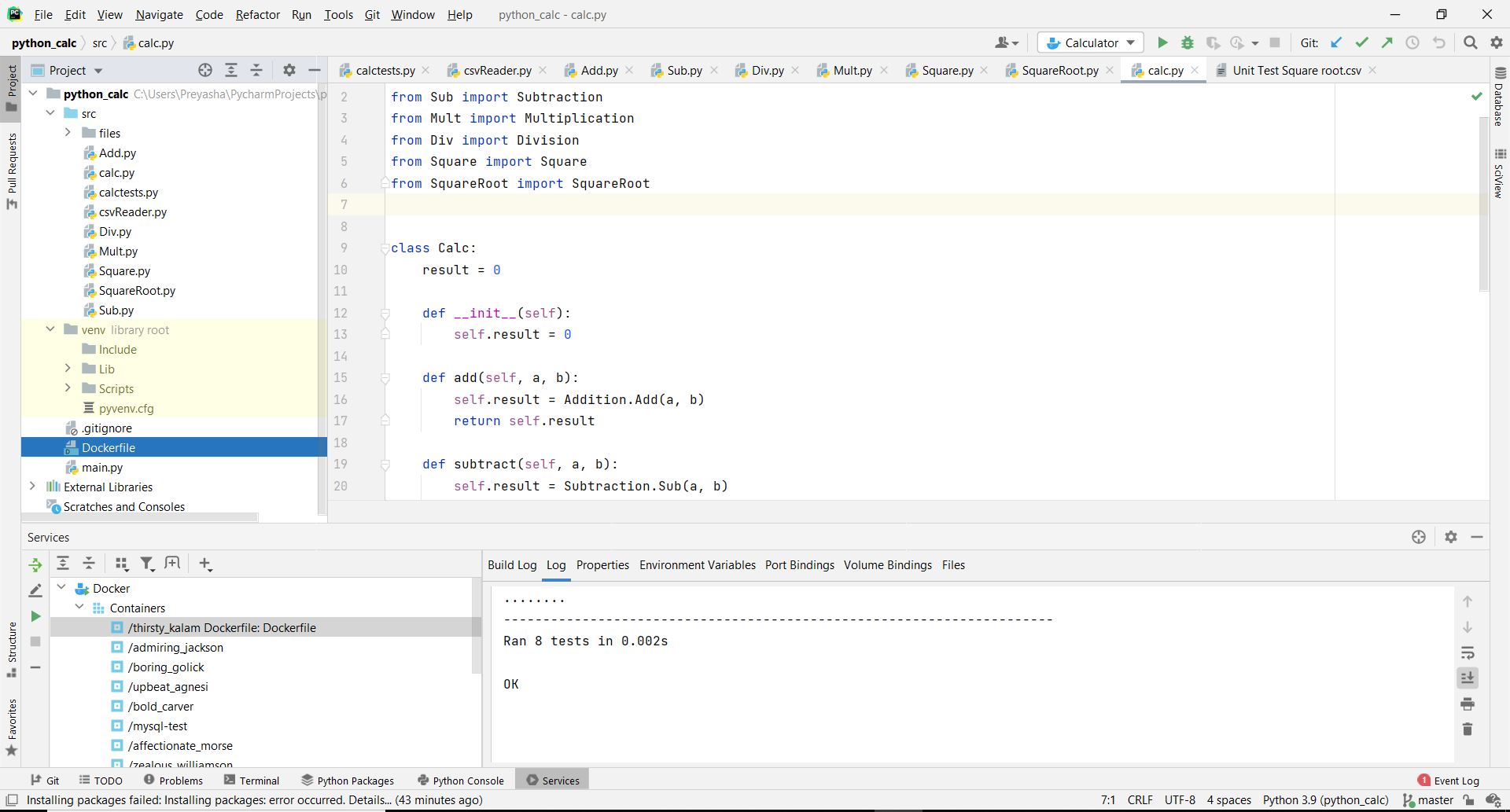 GitHub - preyasha2810/Python_Calculator