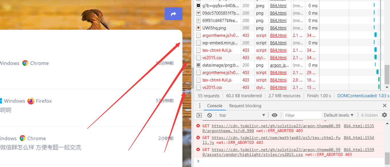 多个js 403 · Issue #60 · solstice23/argon-theme · GitHub