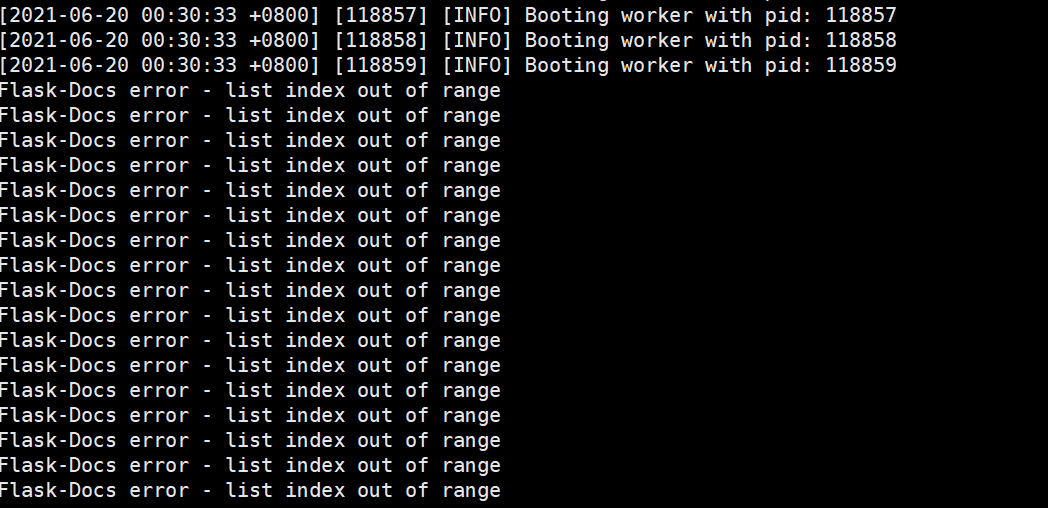 Flask-Docs error - list index out of range · Issue #14 · kwkwc/flask ...