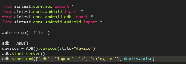 Unable to use adb logcat · Issue #232 · AirtestProject/Airtest · GitHub
