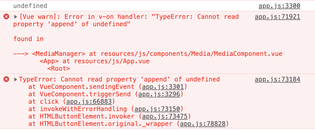 Find is undefined. Find is undefined