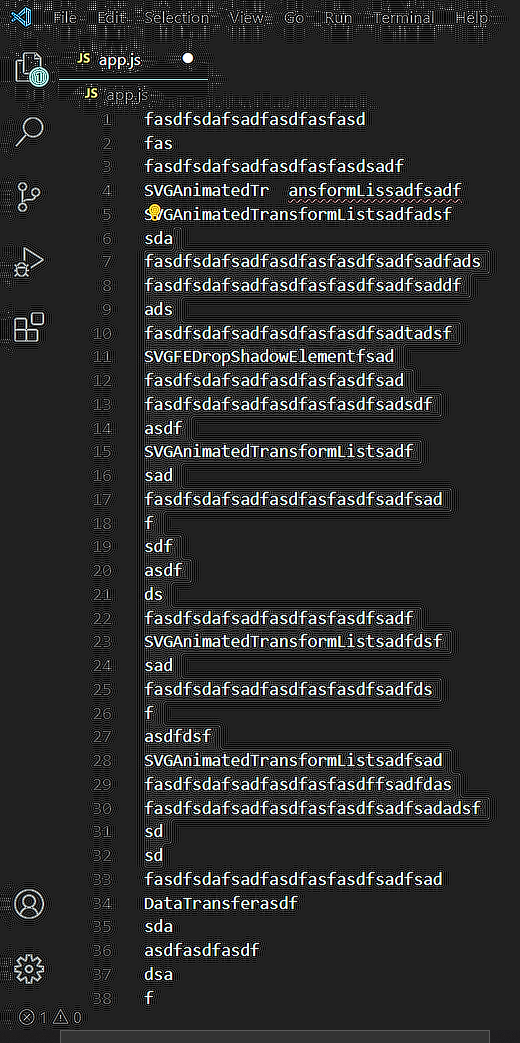 Weird glitter around icons and text · Issue #102432 · microsoft/vscode ...