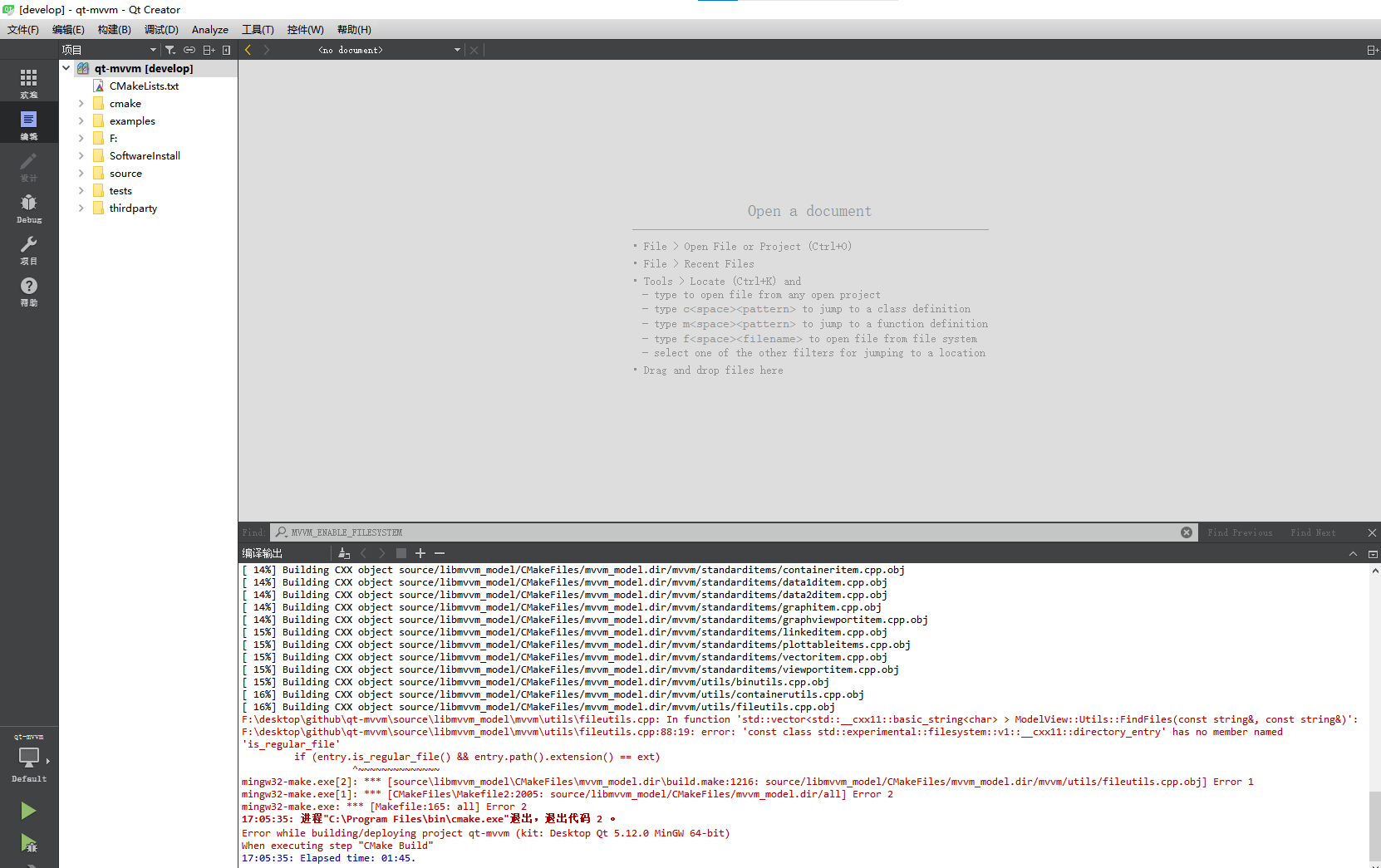compile error by Qt5.12.0 · Issue #337 · gpospelov/qt-mvvm · GitHub